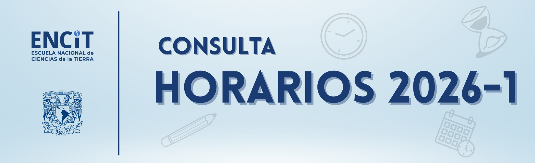 HOARARIOS 2026-1